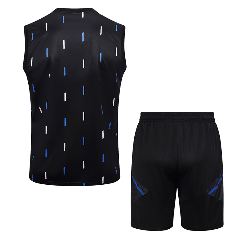 Camiseta de Entrenamiento de Manchester United Sin Mangas 2023/2024 Negro Kit